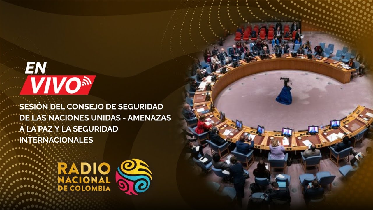 #EnVivo🔴 | Sesi&oacute;n del Consejo de Seguridad de las Naciones Unidas - Amenazas a la paz y la seguridad