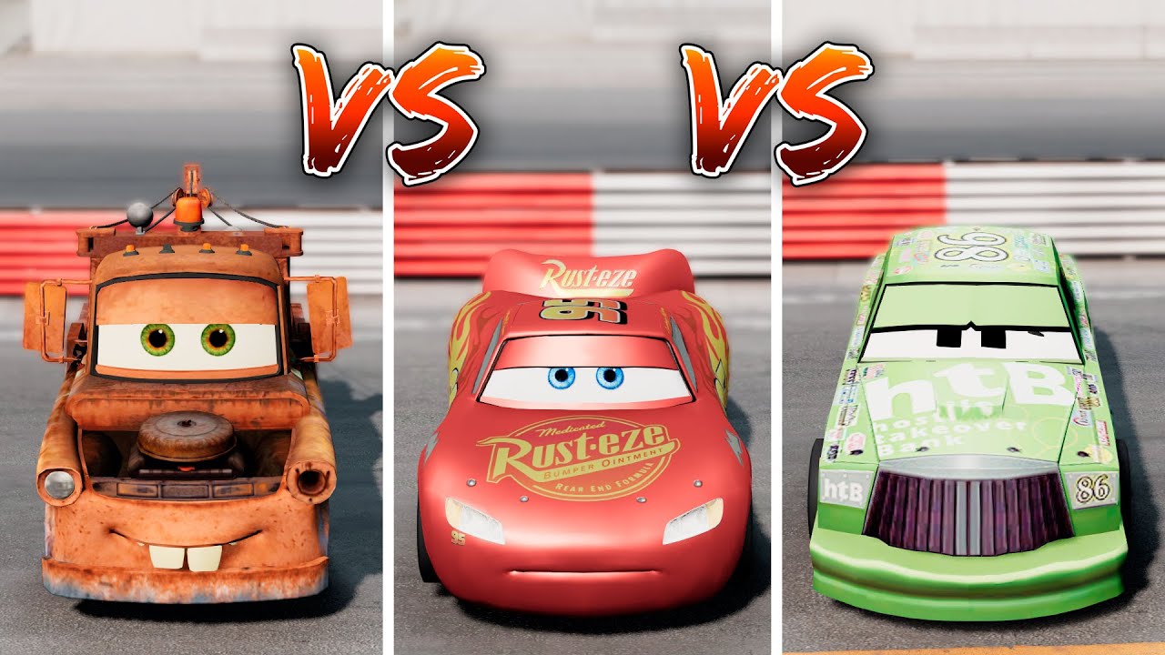 Lightning Mcqueen VS Tow Mater VS Chick Hicks - WHO IS BEST?