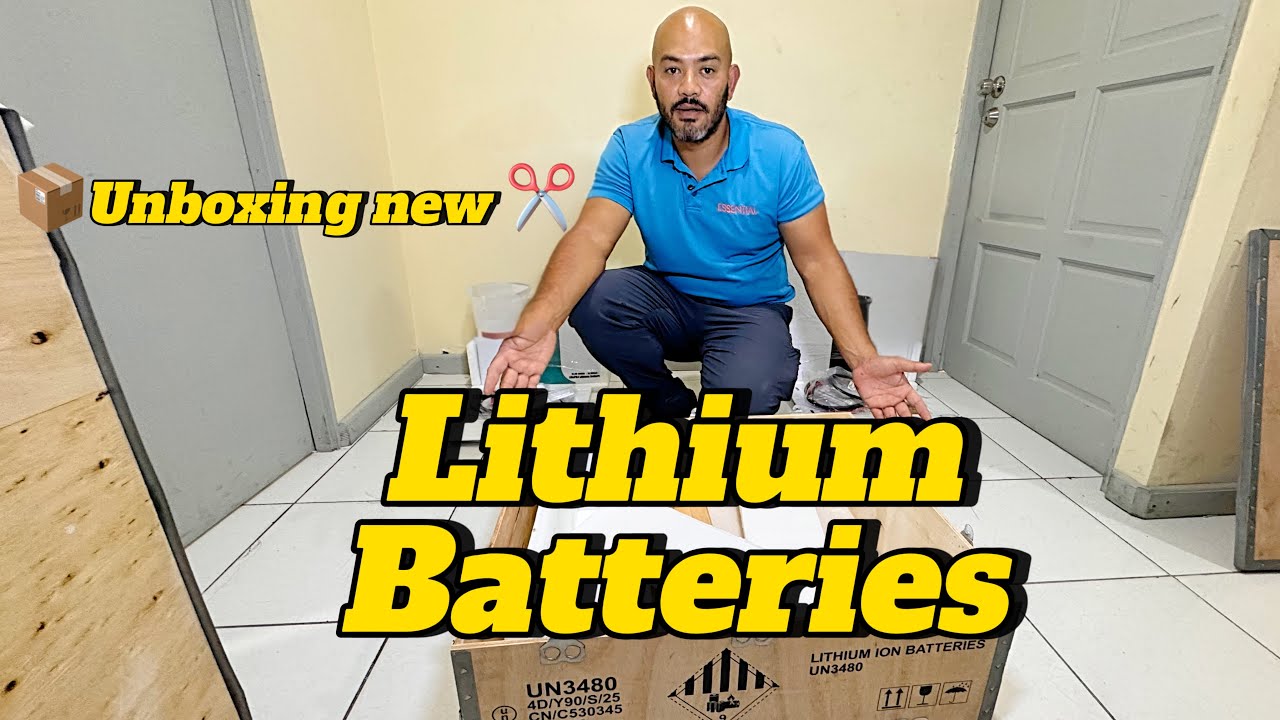 New Lithium Batteries Just Unboxed! Here’s What We’re Working With 🔋☀️