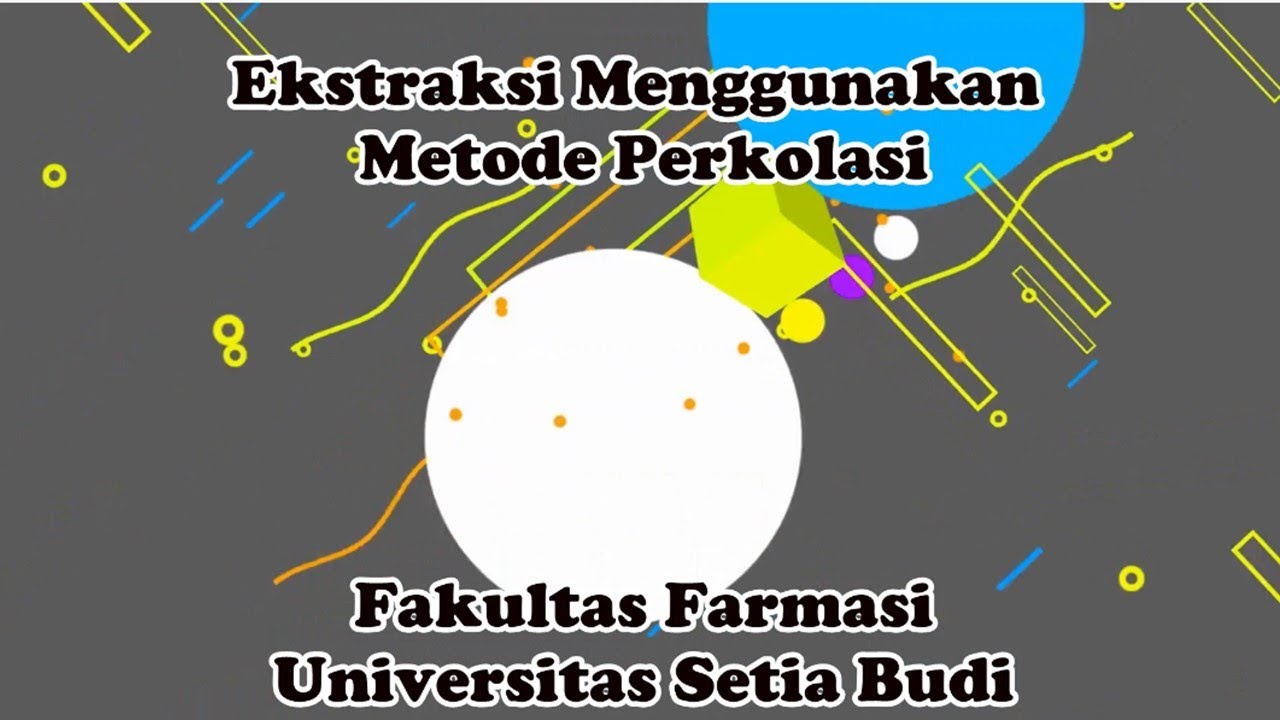 Praktikum Ekstraksi Simplisia Menggunakan Metode Perkolasi #FakultasFarmasi #UniversitasSetiaBudi