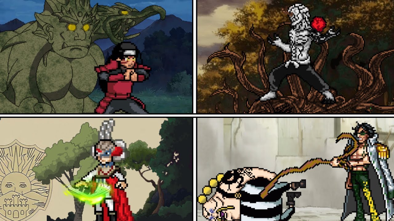 TOP 10 ANIME CHARACTERS WITH PLANT/WOOD POWERS IN MUGEN 🌳🌱