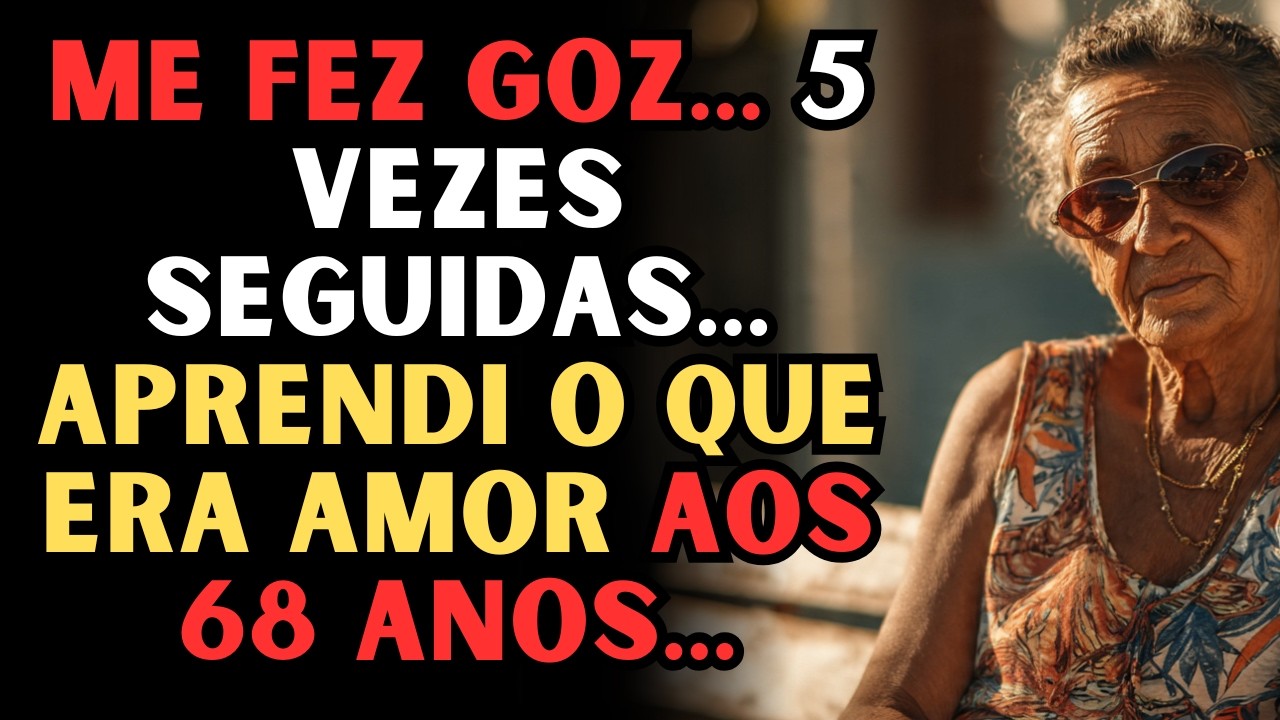 ELE ME FAZIA CHEGAR LÁ 5 VEZES SEGUIDAS - G0ZZEI  A PRIMEIRA VEZ COM 68 ANOS...