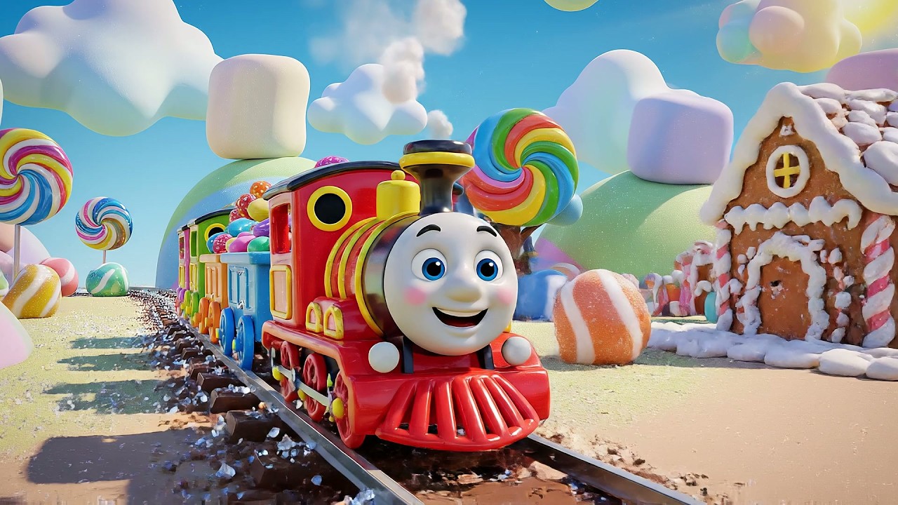 El Pequeño Tren de Dulces hace Chú Chú | ¡Aprende los Sabores y Colores!