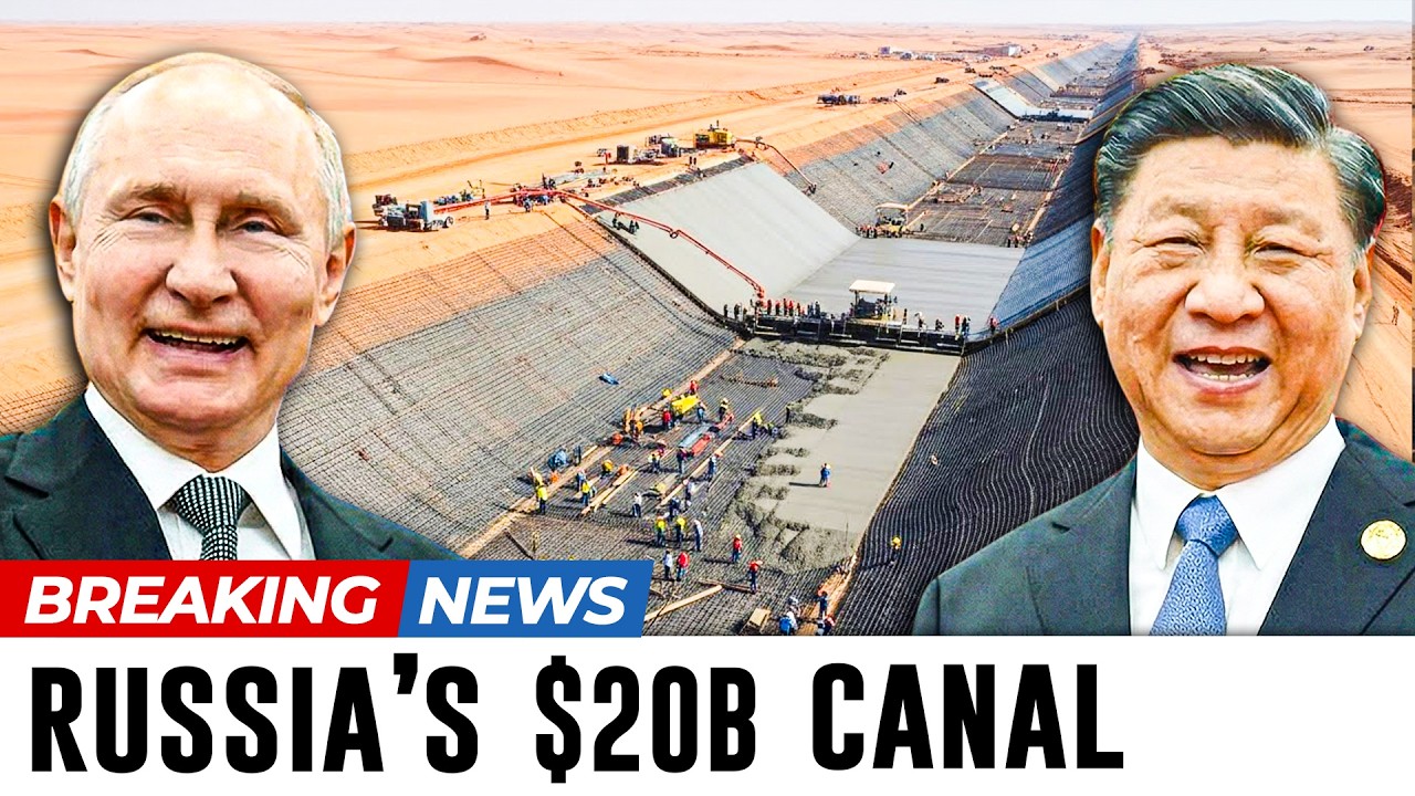 Russia's $20B Eurasia Canal That Could REMAP Global Trade