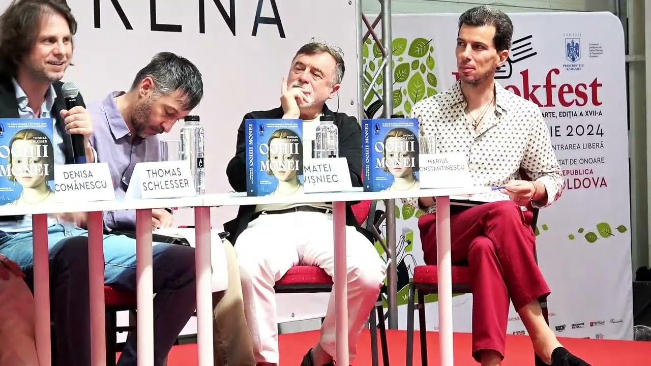 Marius Constantinescu, Thomas Schlesser, Ochii Monei, Humanitas Fiction (lansare româno-franceză)