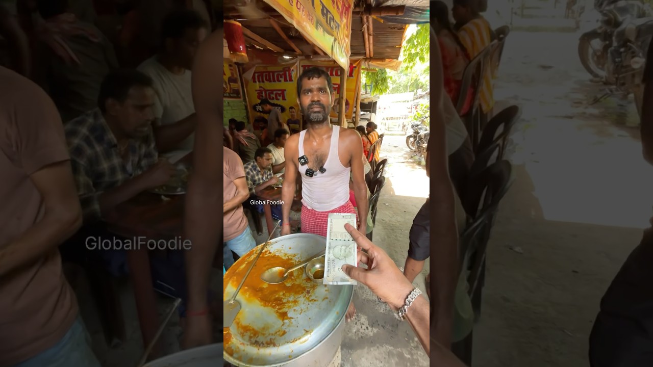 World cheapest mutton rice thali only rupees 150 in bihar  #streetfood