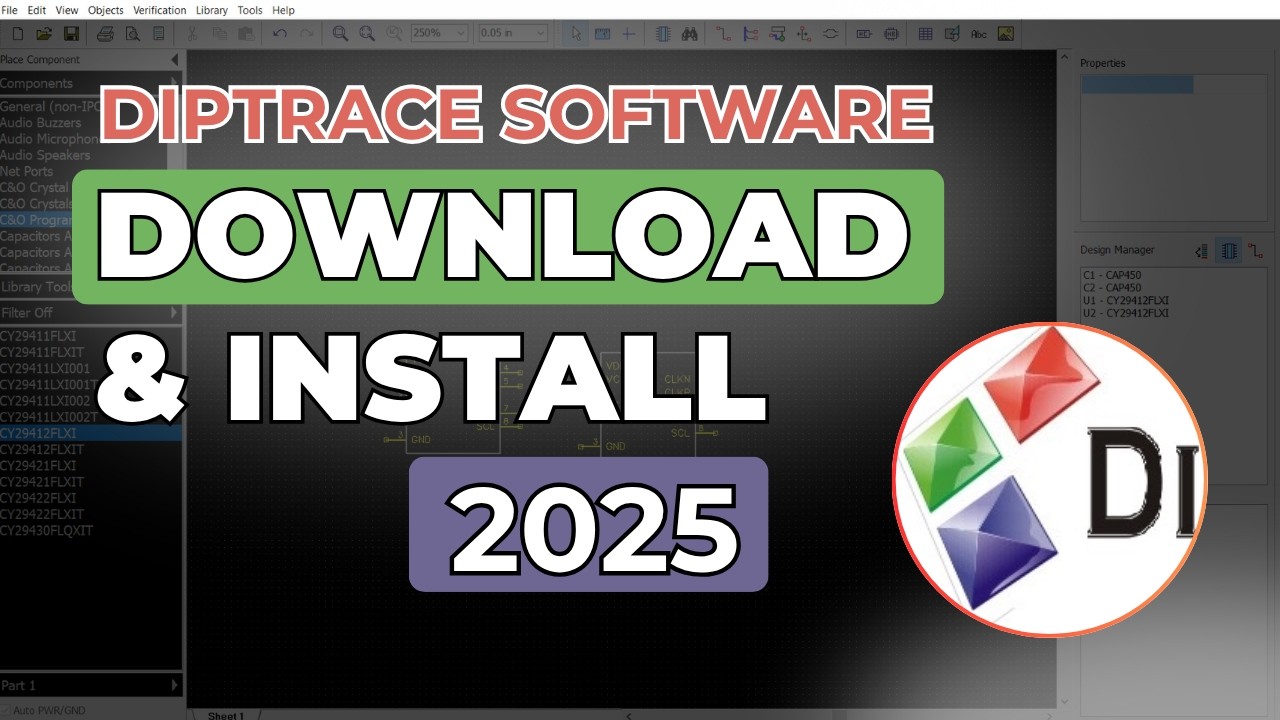 How Download & Install DipTrace Software 2025 | Schematic, Best PCB | Schematic World