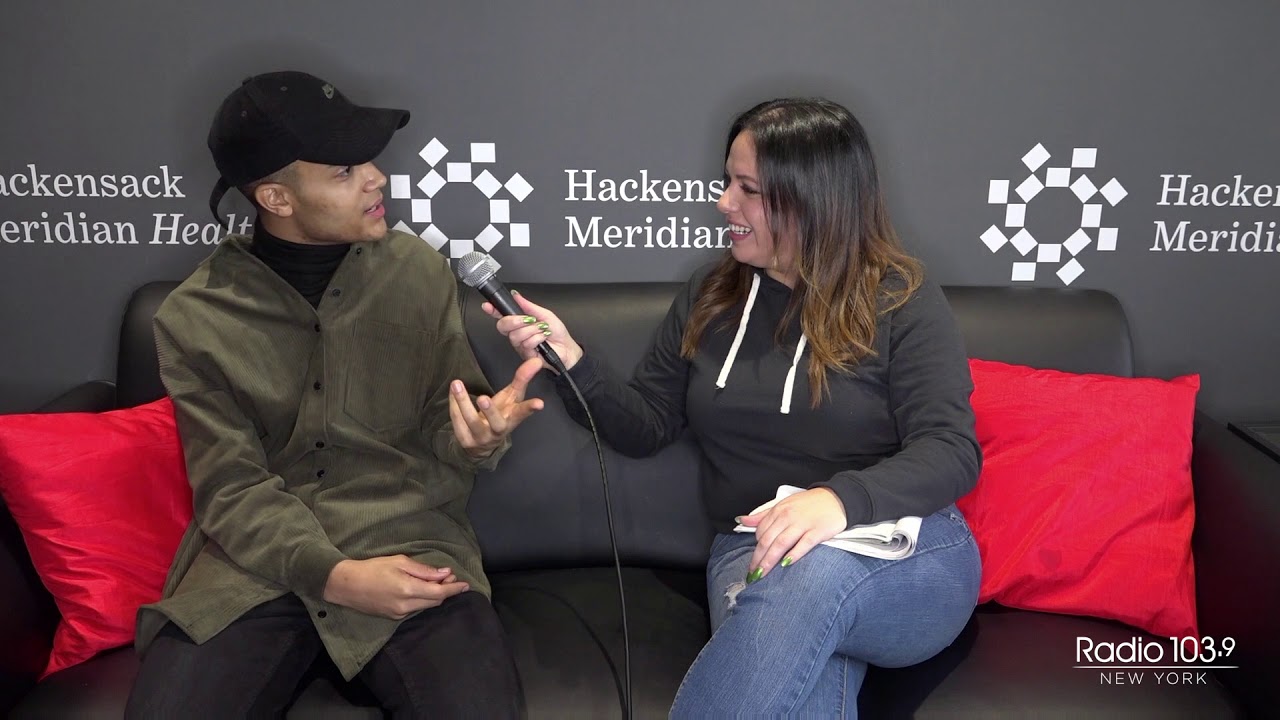 Nicholas Ashe talks with Mina SayWhat in the HMH Stage 17 Artist Lounge