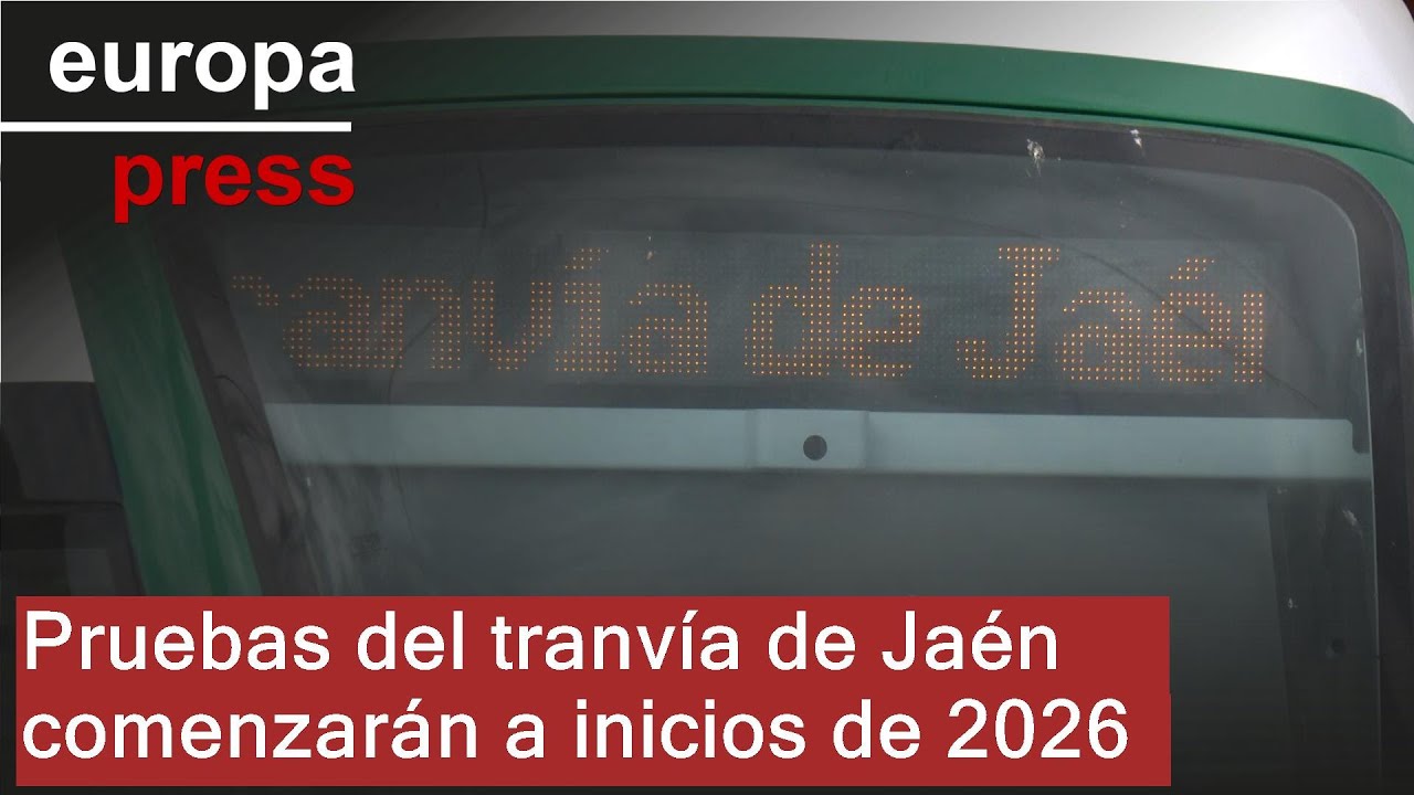 La Junta prevé iniciar las pruebas en blanco del tranvía de Jaén 