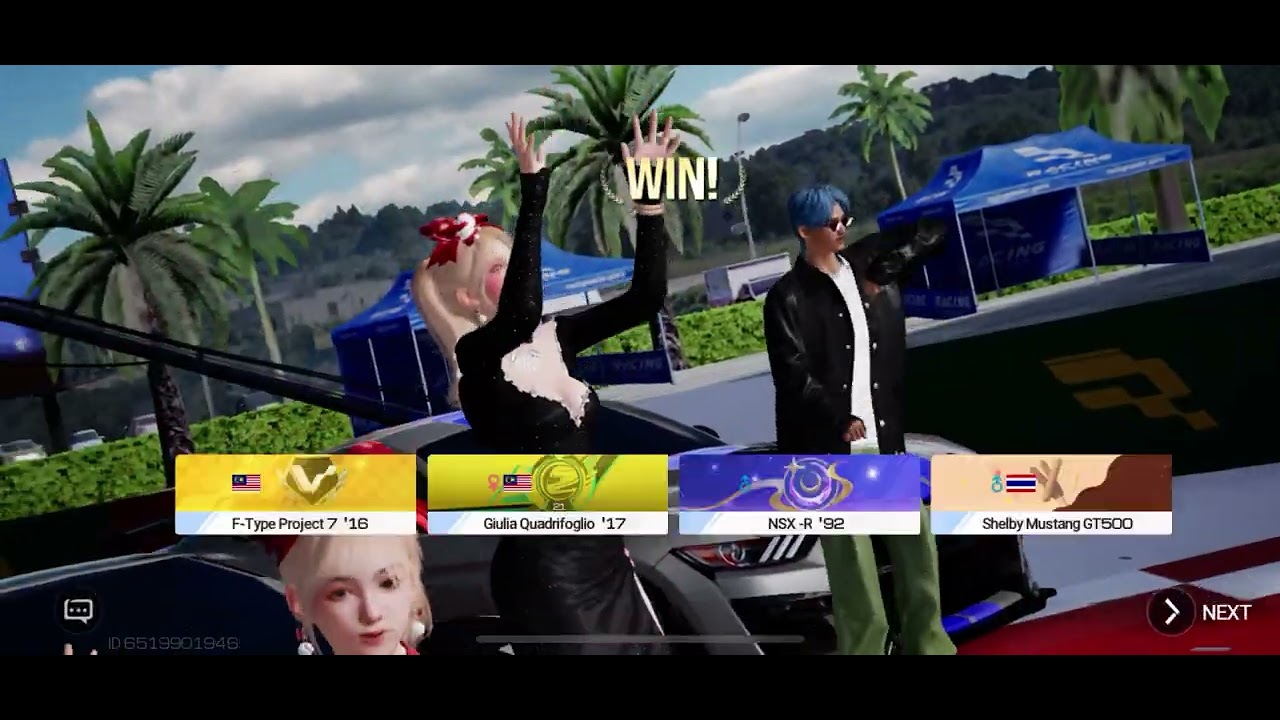 Racing Master Rank Push 25S7 (17) (DB5, Giulia, Huarya)