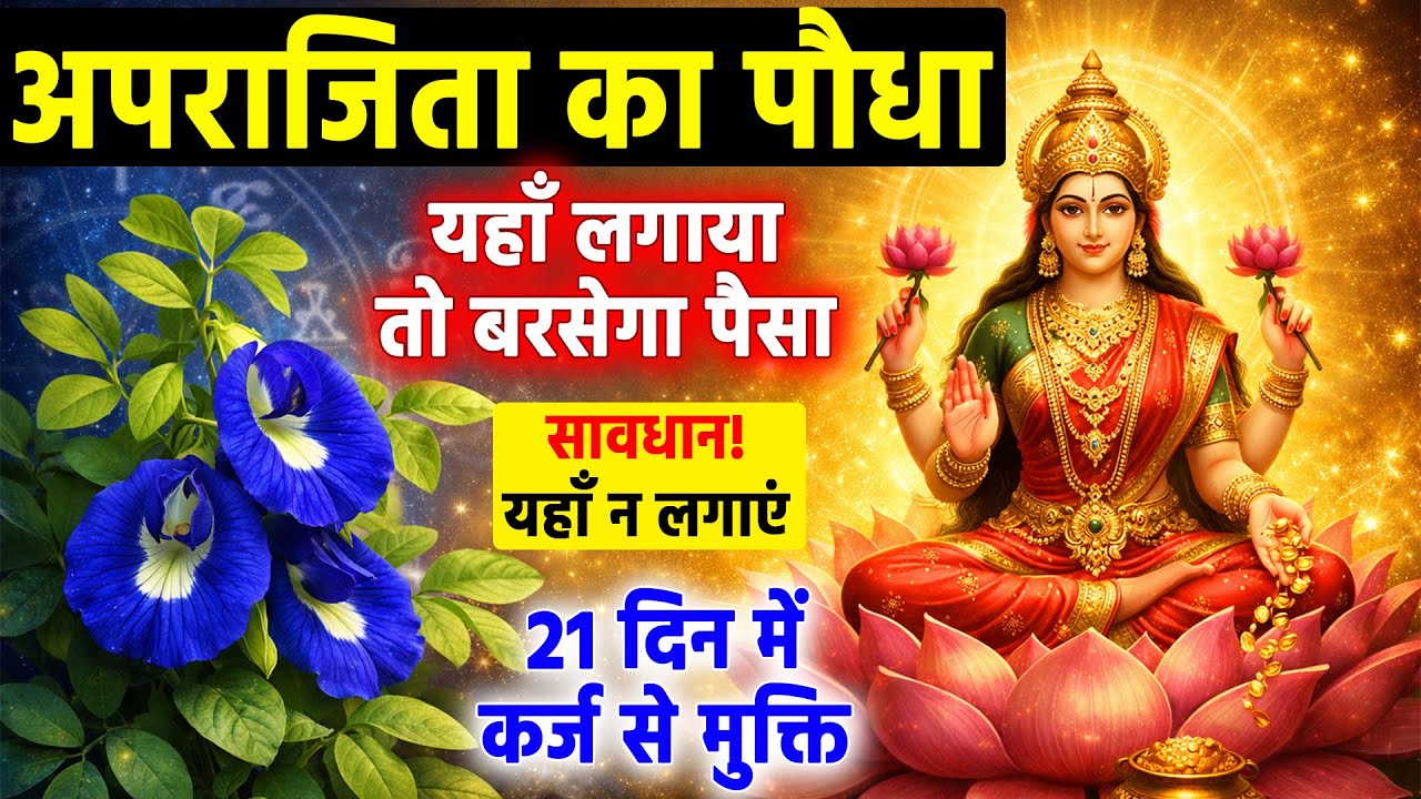 अपराजिता का पौधा घर में कहाँ और किस दिशा में लगाना चाहिए? जानिए सही नियम। घर संसार वास्तु शास्त्र