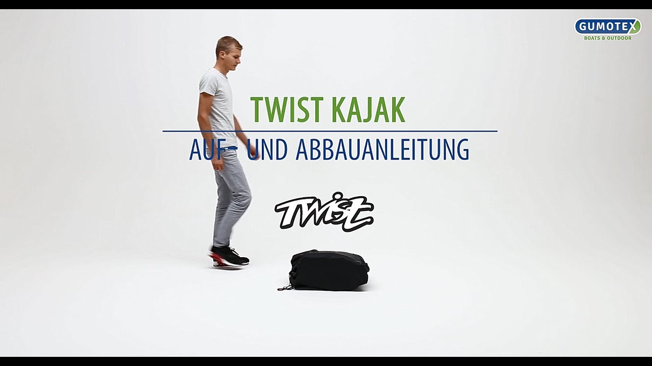 GUMOTEX / TWIST: Der platzsparenden Kajak