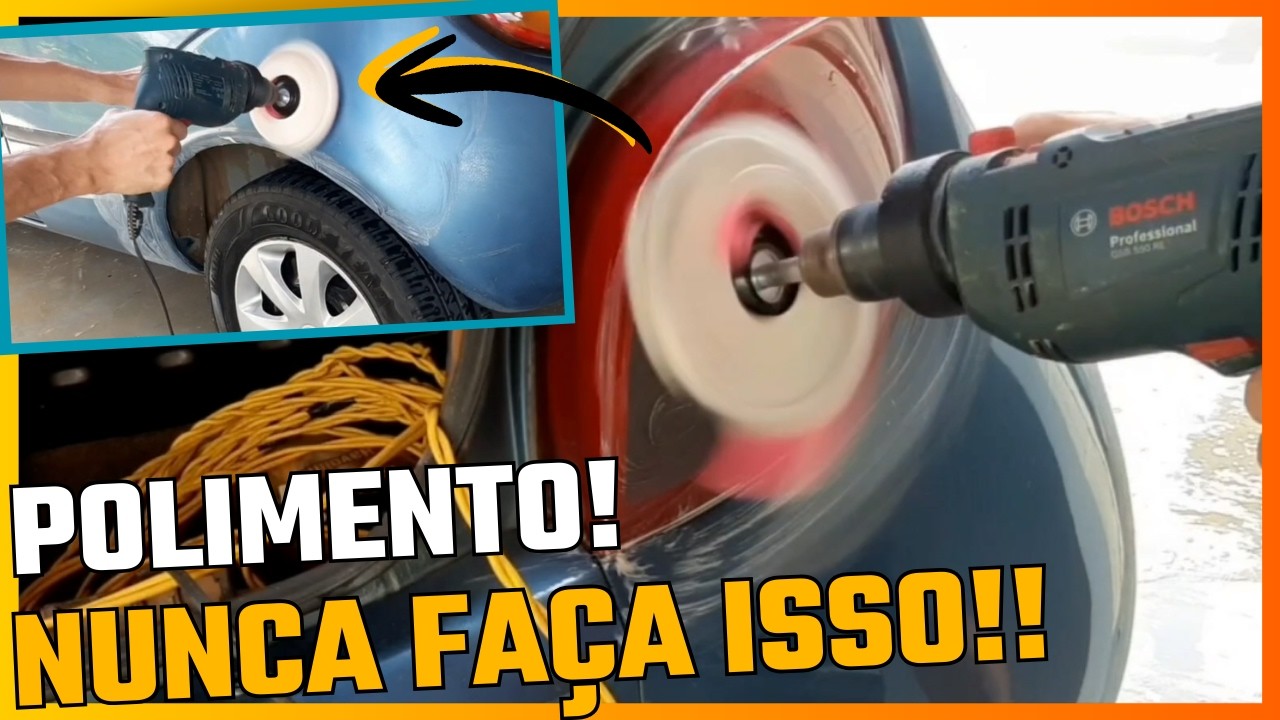 Queimei a lanterna polindo com furadeira… veja como corrigi | JF GARAGE MOTORS