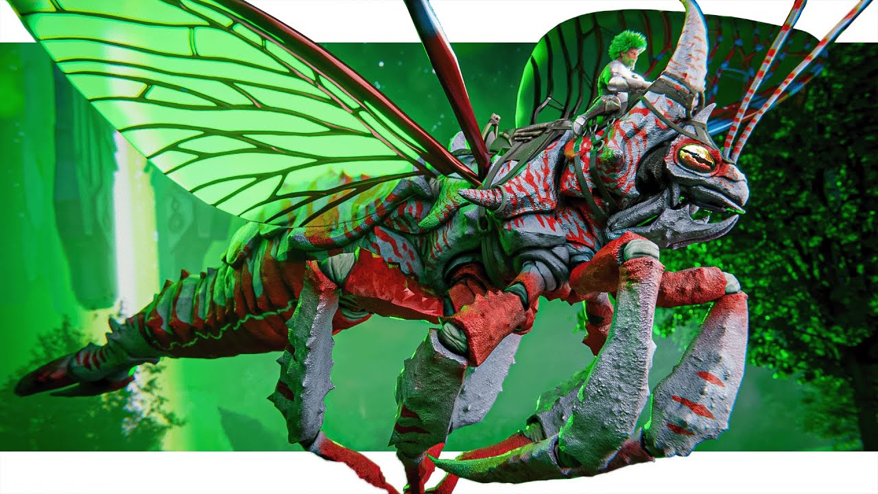 We Tamed a Giant Flying Bug with Wild Baby Dinos in ARK Ascended
