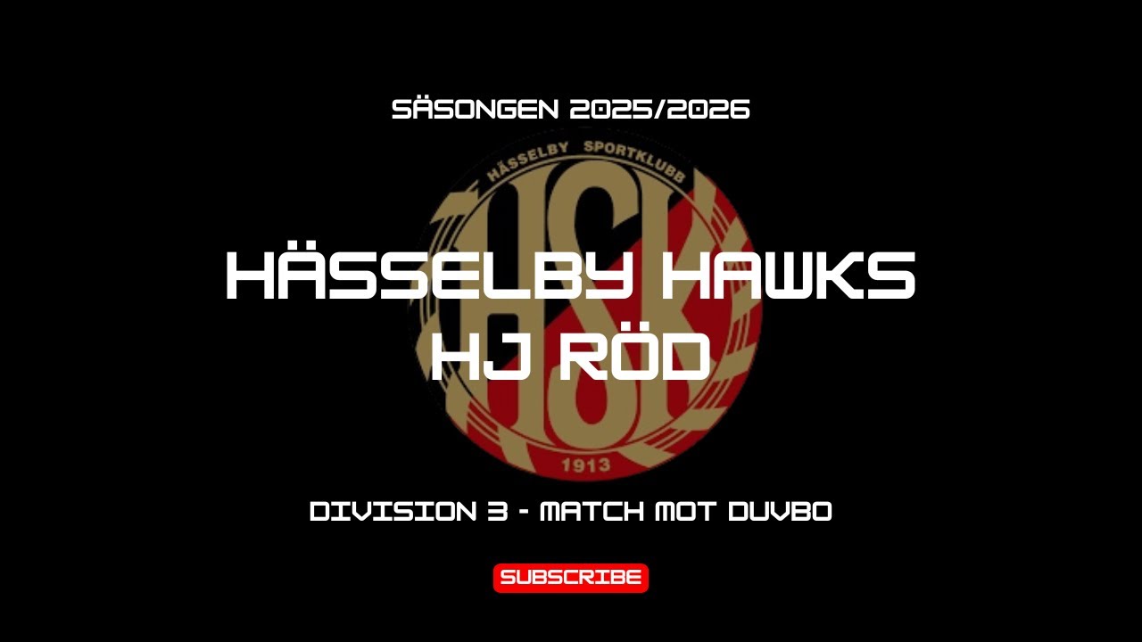 HJ Div 3| Hässelby Hawks - Duvbo IK