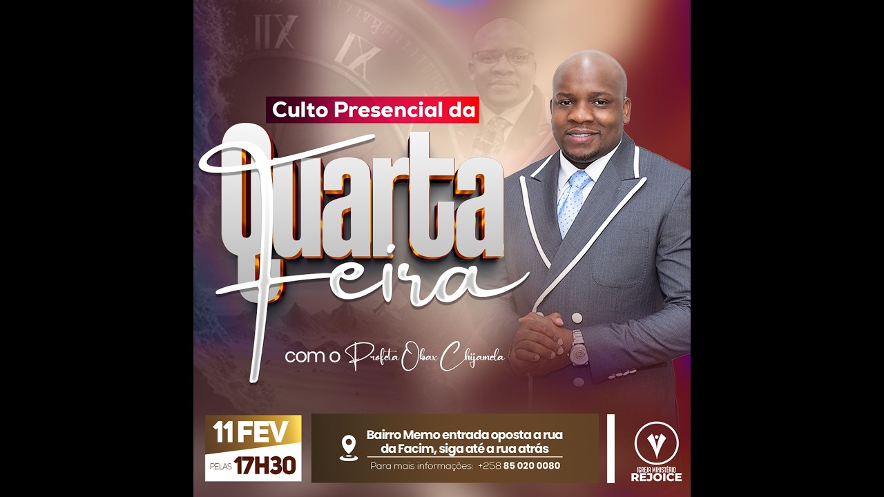 CULTO DA QUARTA-FEIRA (11-02-2026)
