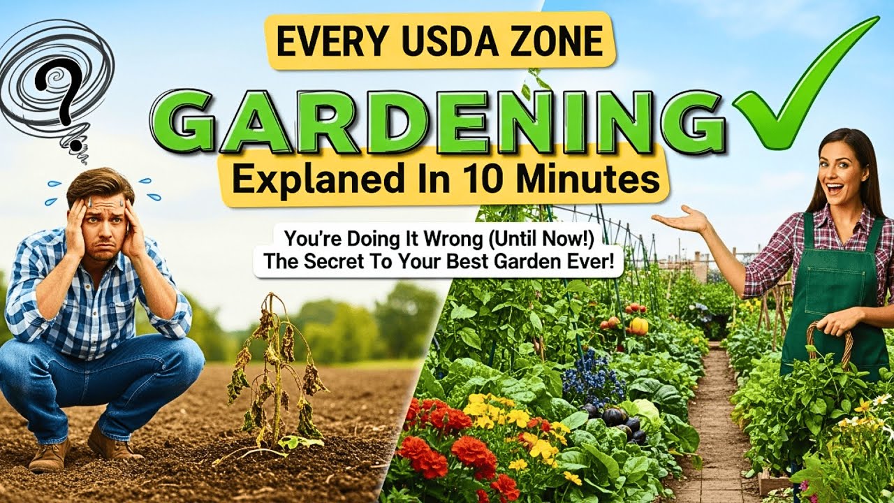 Every USDA Zone Gardening Explained In 10 Minutes 😱