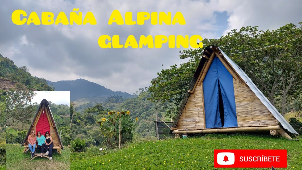 como hacer una cabaña  glamping en guadua.