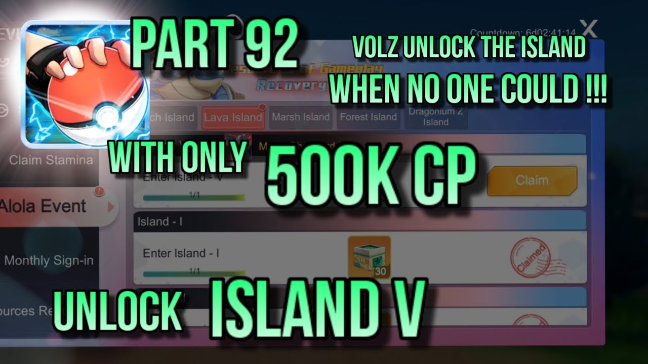 POKEVERSE WORLD GAMEPLAY PART 92 : UNLOCK ISLAND V WITH ONLY 500K CP, FIRST EVER IN GLOBAL SERVER !