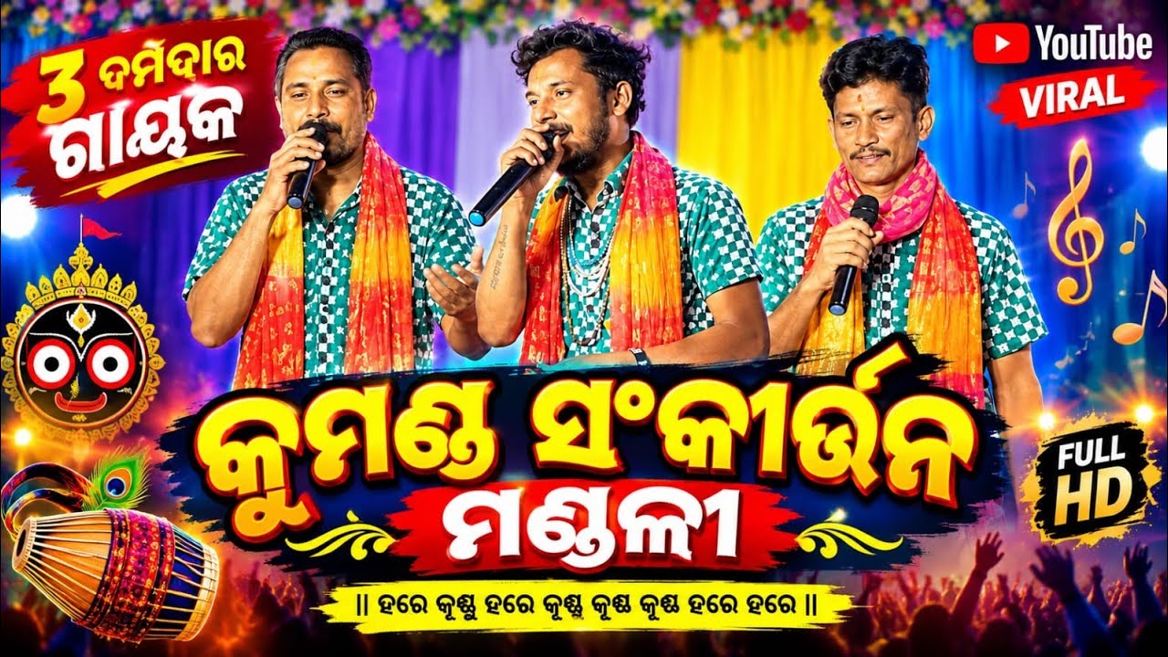Kumanda nama sankirtan mandali (Angul).  Mob no: 7682071817     Hare krushn 🙏