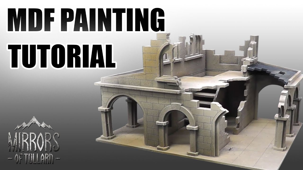 MDF Painting Tutorial - Ruined Chapel