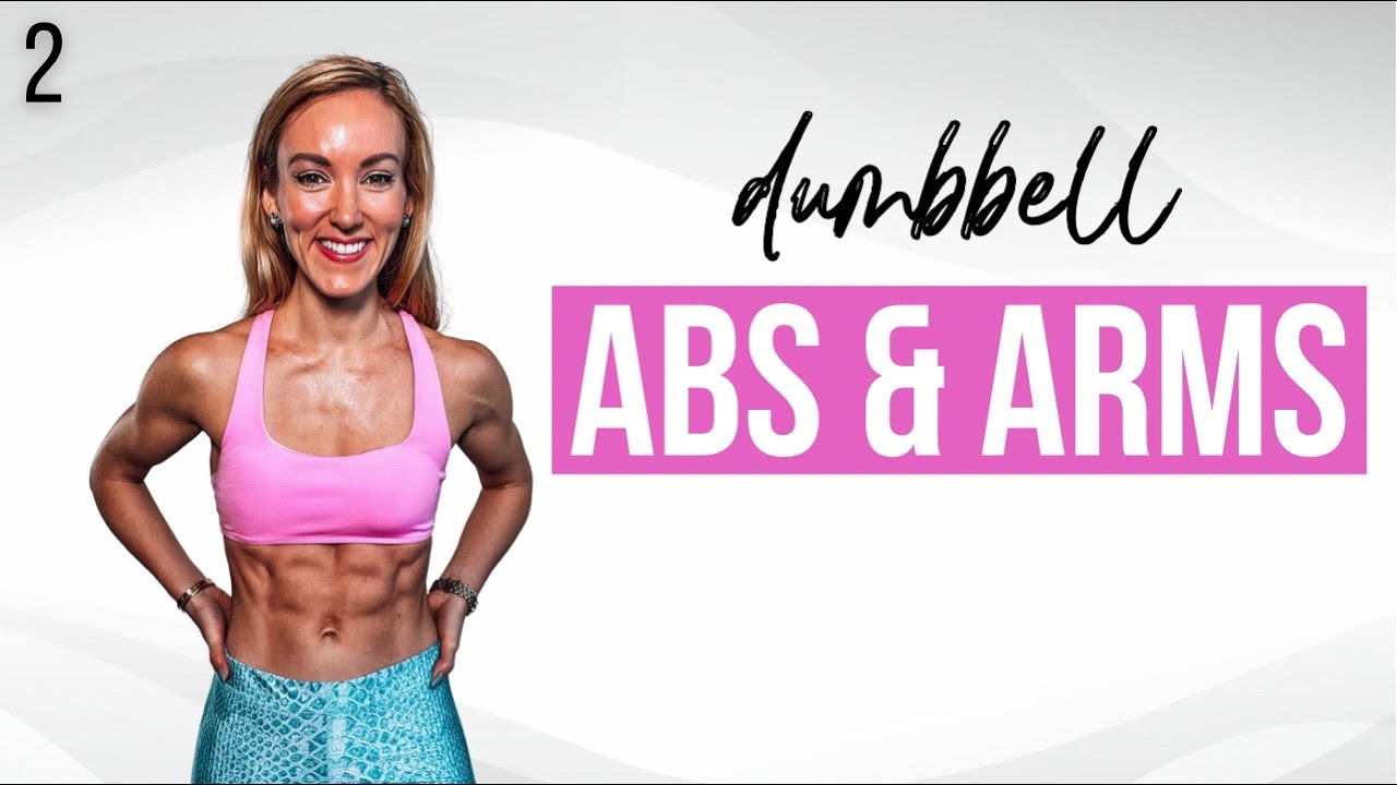 30 Min Abs & Arms Workout at Home with Dumbbells | Fitness Finale Day 2