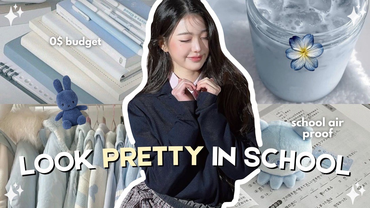 The Secret To Looking PRETTY From First Period To Last Bell + 0$ budget !