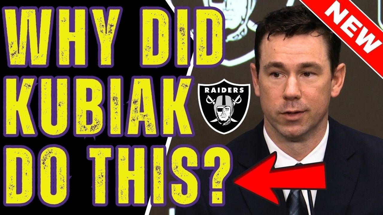 🛑🤯 HERE’S THE TRUTH! KUBIAK JUST REFUSED THE ONE QUESTION EVERY RAIDERS FAN WANTED ANSWERED! RAIDERS
