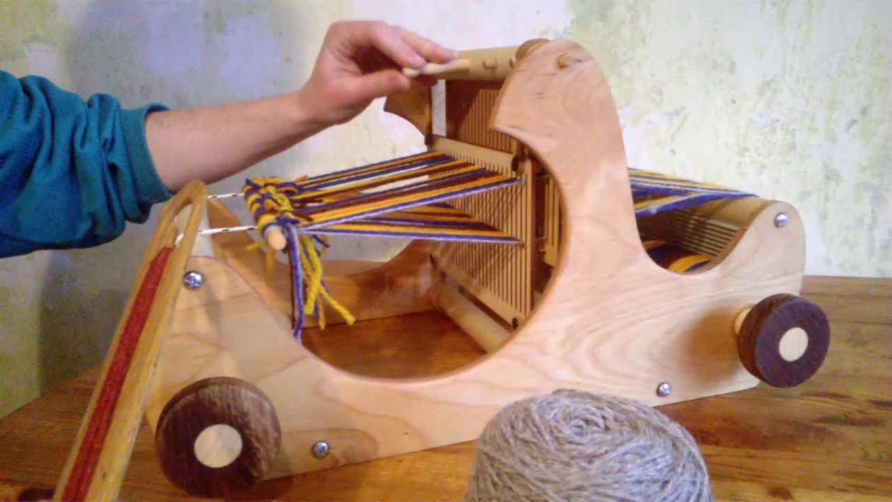 small table weaving loom by harvestlooms