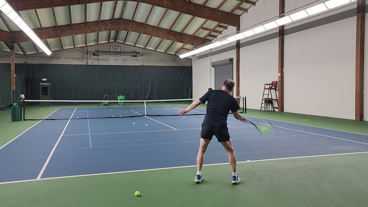 2026 Pure Aero 100 first hit - groundstrokes