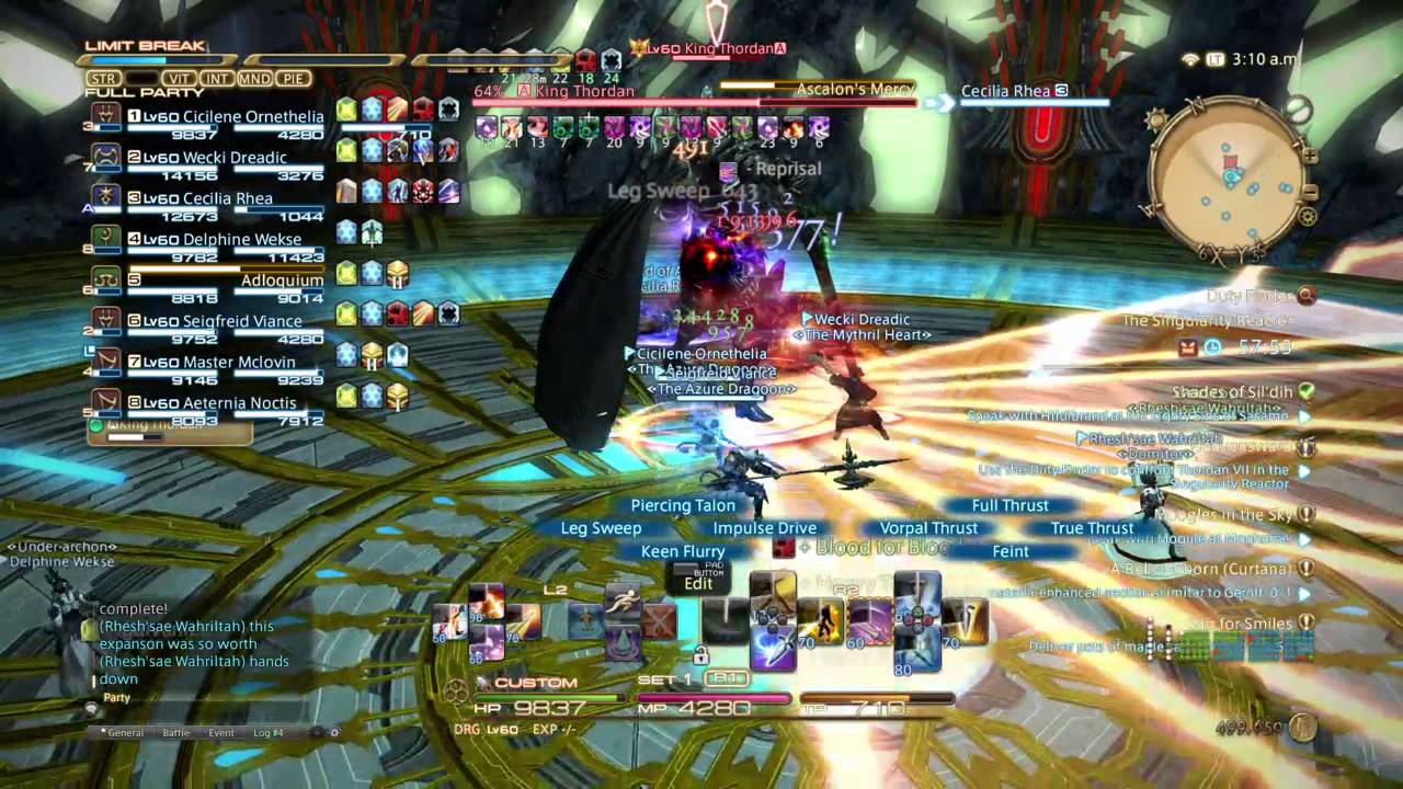 FINAL FANTASY XIV:  Heavensward - Knights of the Round Boss