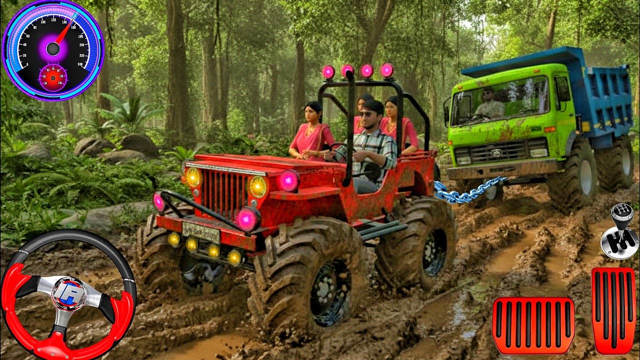 4x4 Offroad Jeep Driving Simulator 3D - Drive SUV 4x4 jeep Offroad Game - Android GamePlay part 13