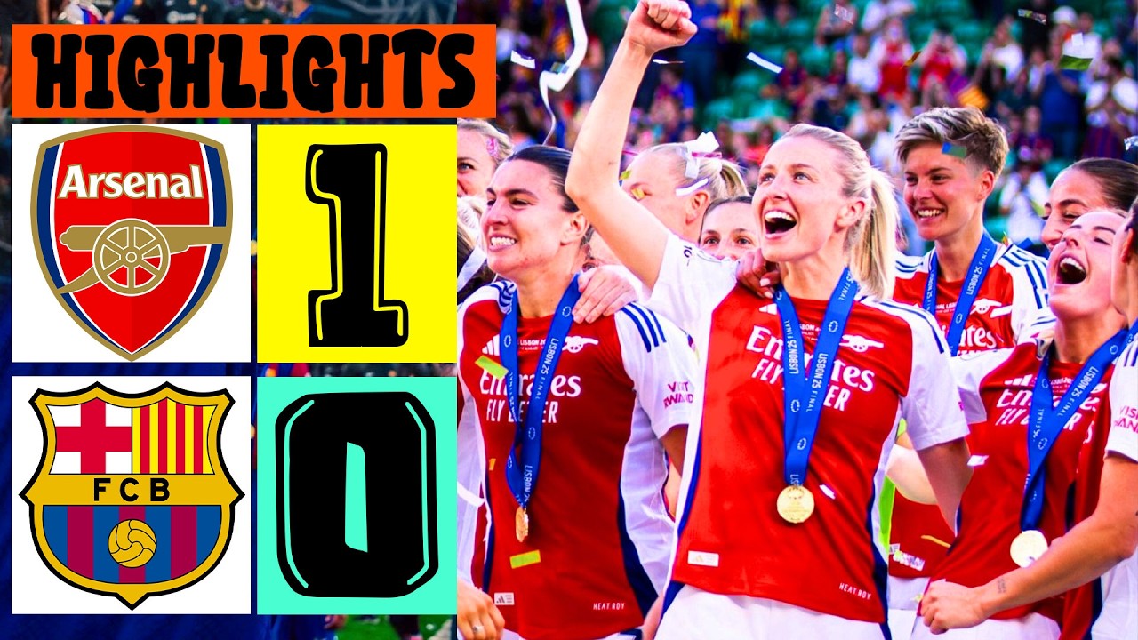 Arsenal vs Barcelona 1-0 FINAL | UEFA Women's Champion League