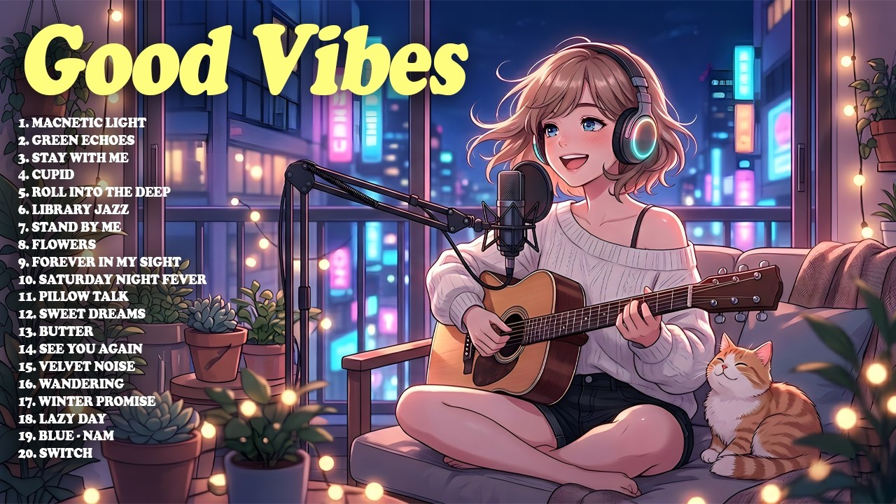Good Vibes Music 🌷 Soft song that refresh your mind 作業用BGM 【洋楽】