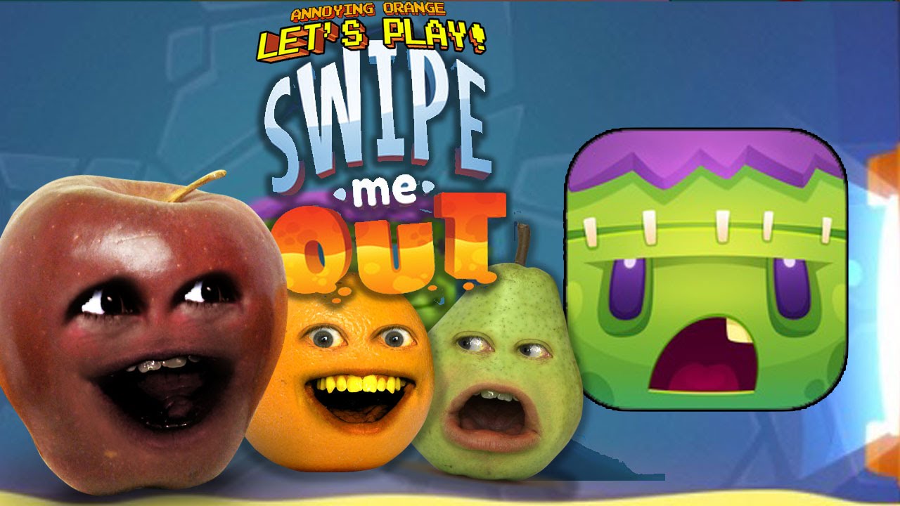 Midget Apple Plays - SWIPE ME OUT (w/ Annoying Orange and Pear)