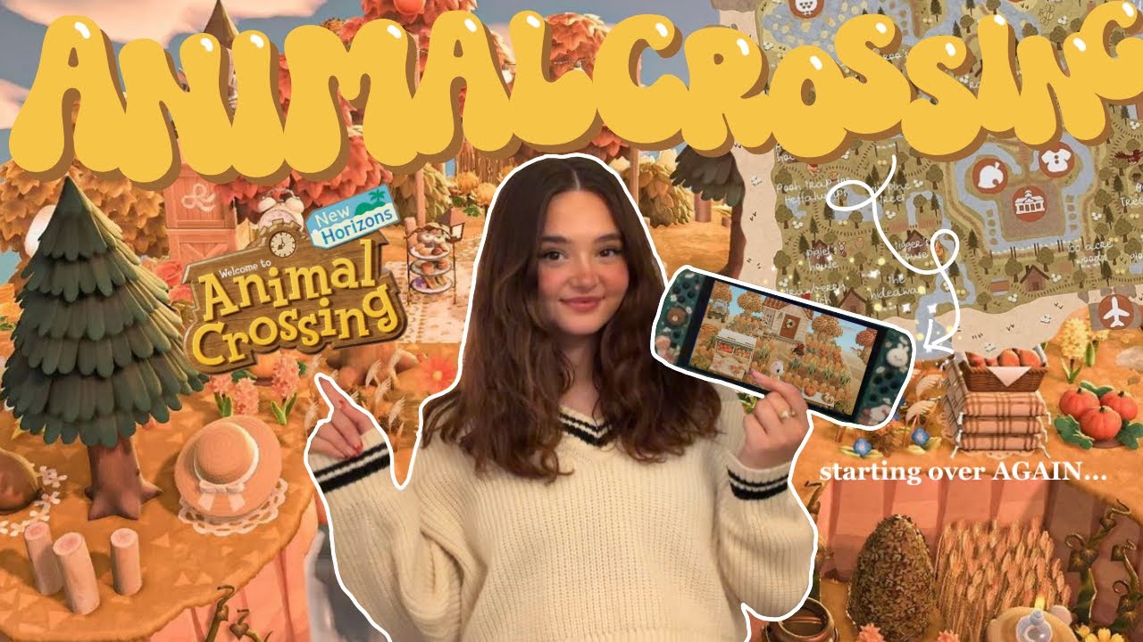 открываю НОВЫЙ остров в Animal Crossing New Horizons (я потерял свой предыдущий) 🍂✨☁️