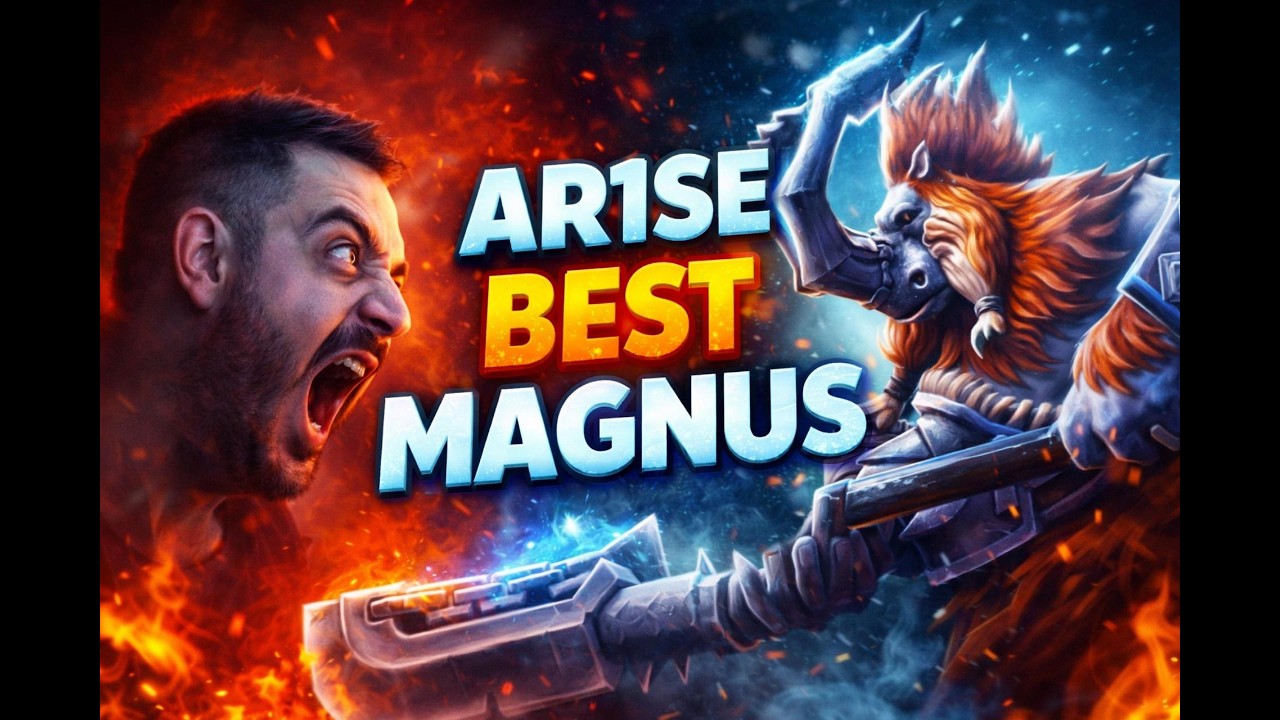 Ar1se Magnus Great Plays Legendary Comeback And Slick Earthshaker Gameplay Dota 2 Highlights !!