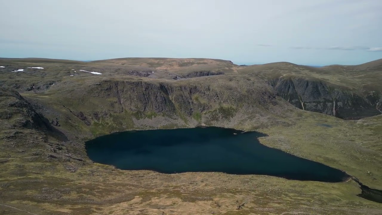 Loch Etchachan, Cairngorms (Aerial 360&acute;)