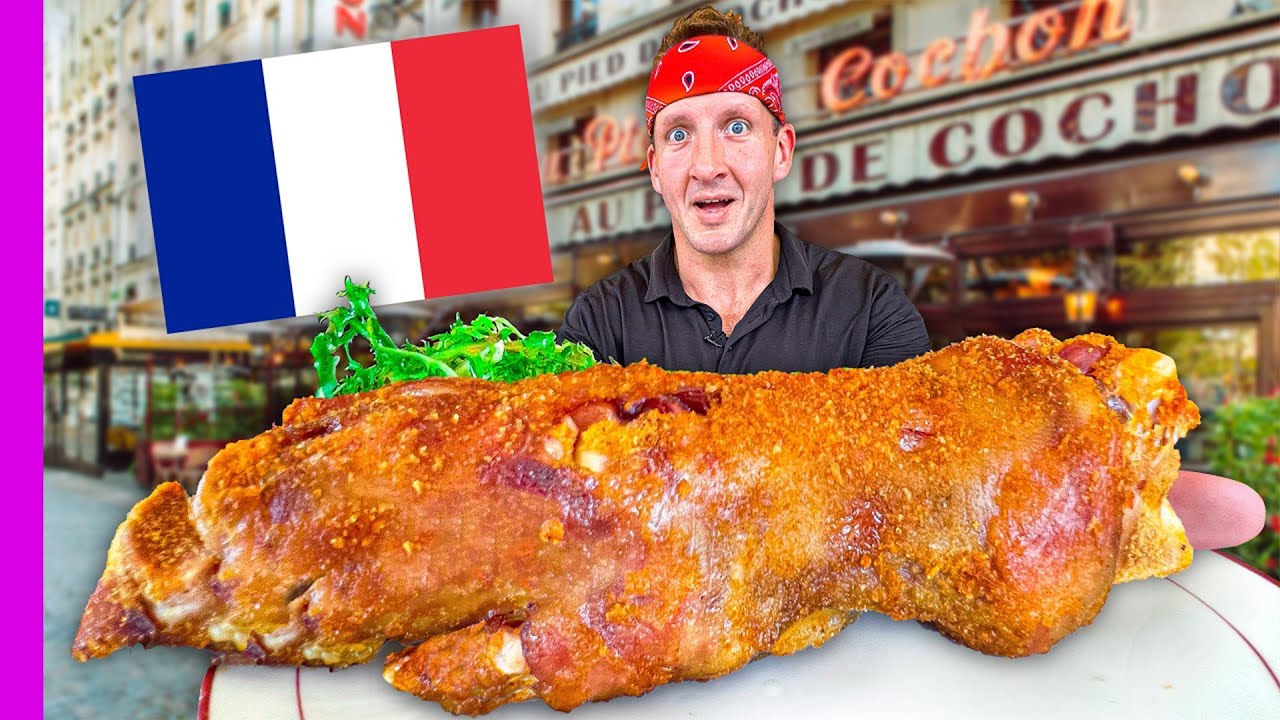 Comiendo comida francesa extra&ntilde;a en Par&iacute;s durante 24 horas!! &iexcl;Carnes ex&oacute;ticas de Europa!