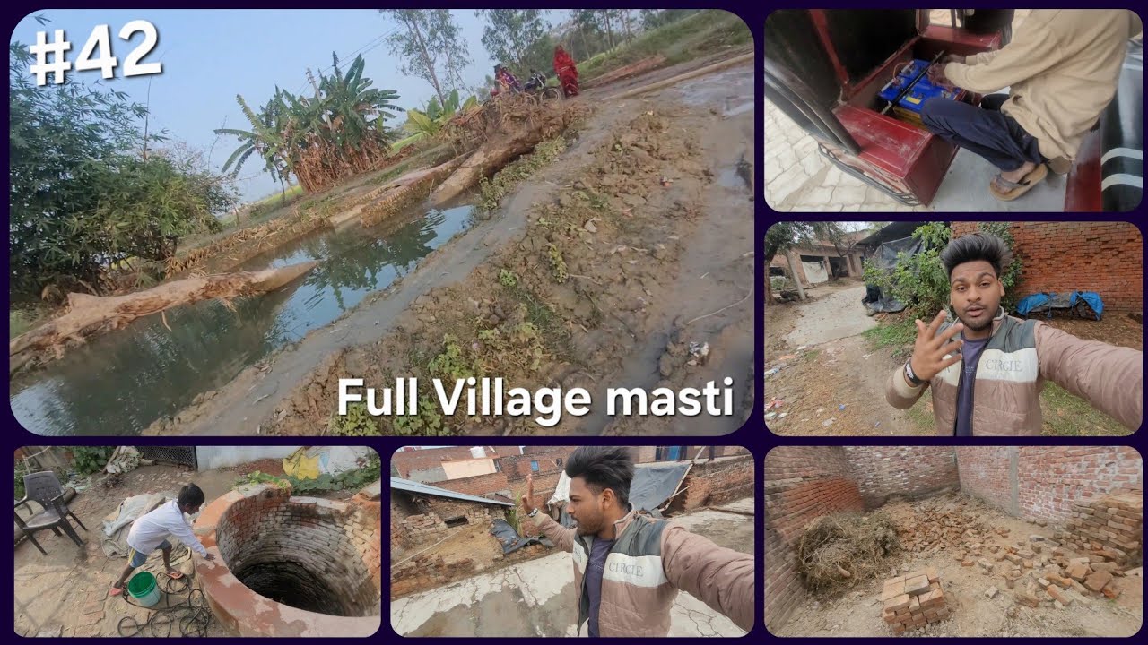 खेत में पानी भर गया बडा नुकसान | House 2 mani Jangal hta diya | #Abhi vlogs 42