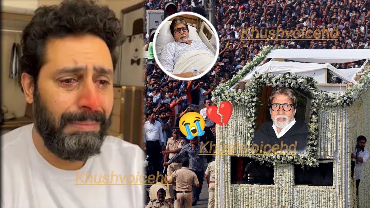 Abhishek Bachchan Crying 😭 Like A Father, Amitabh Bachchan Hospital Health Update Sad💔