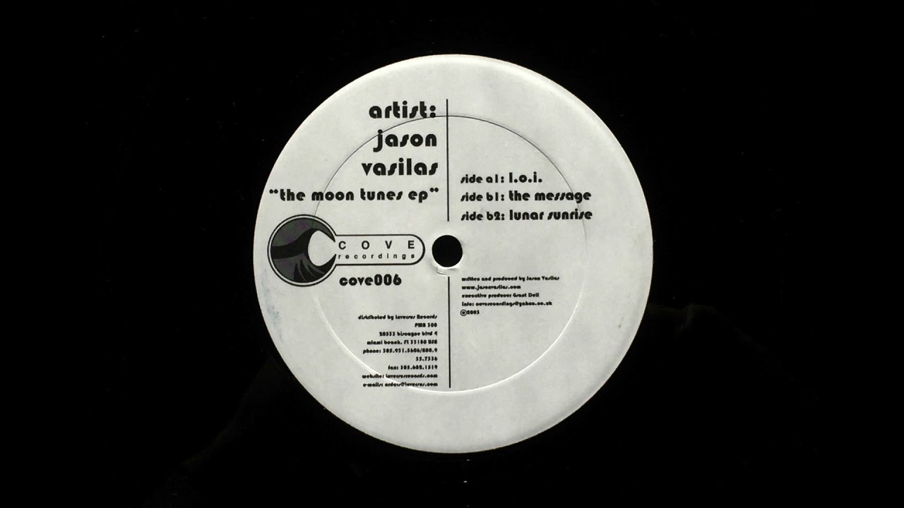 The Message / Jason Vasilas ‎/ The Moon Tunes EP [2003]
