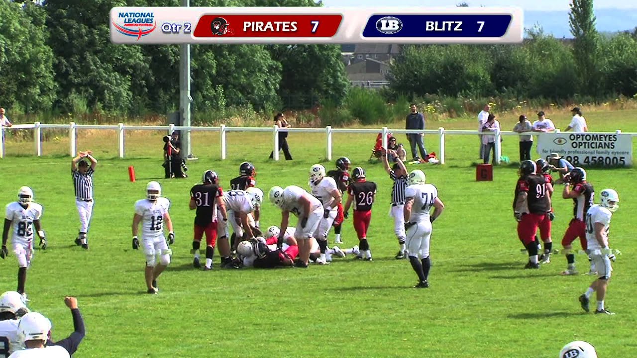 London Blitz @ East Kilbride Pirates -- BAFANL Premiership Semi-Final -- 12th August 2012