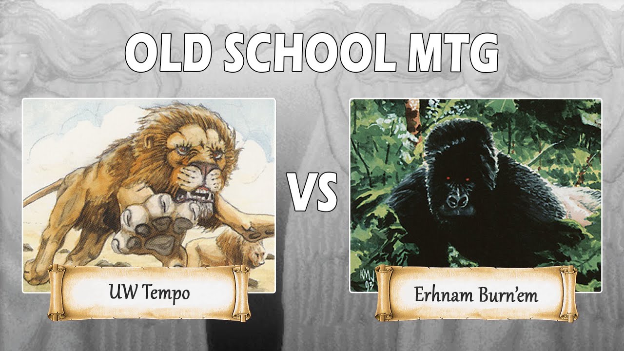 Old School MtG: UW Tempo vs. Erhnam Burn'em