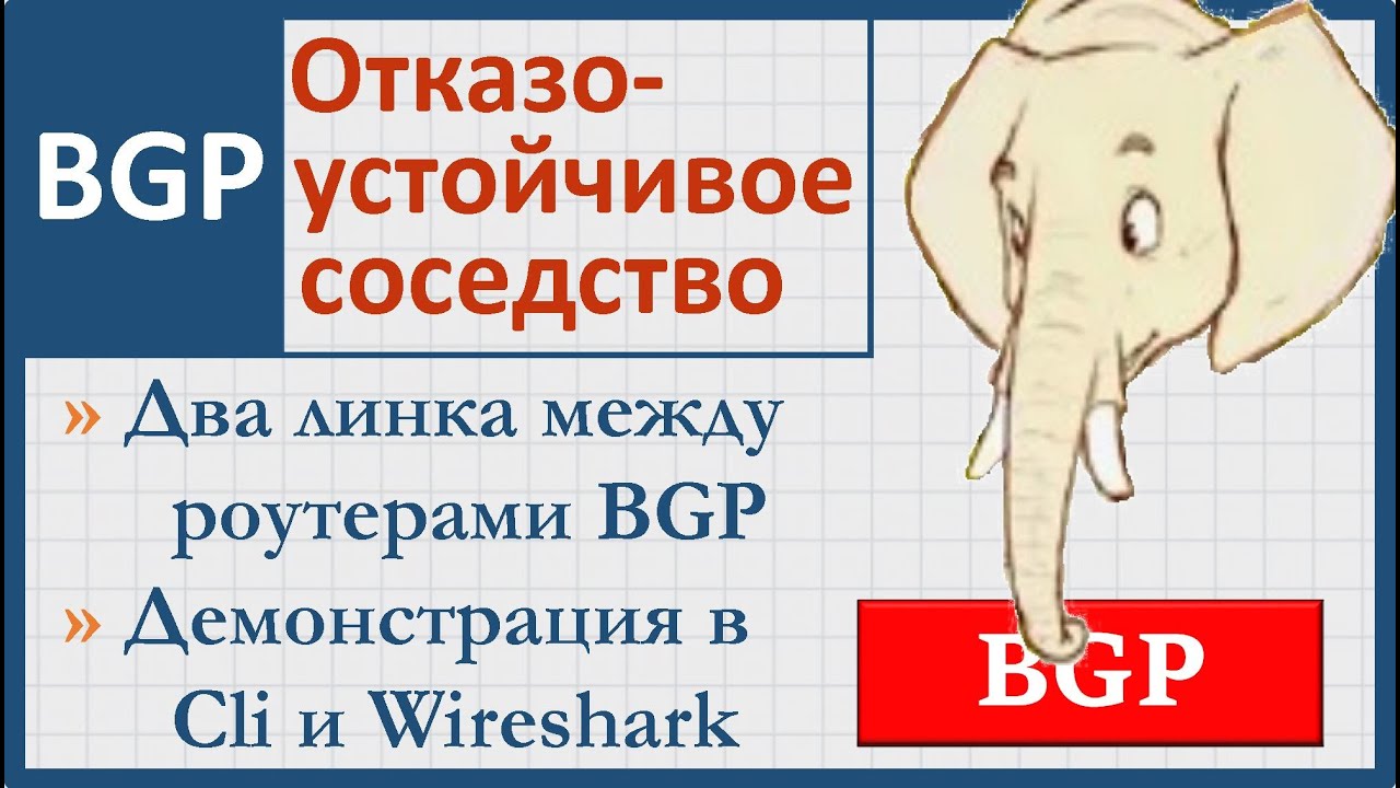 6.4 BGP. Border Gateway protocol. Часть 4. Отказоустойчивость соседей