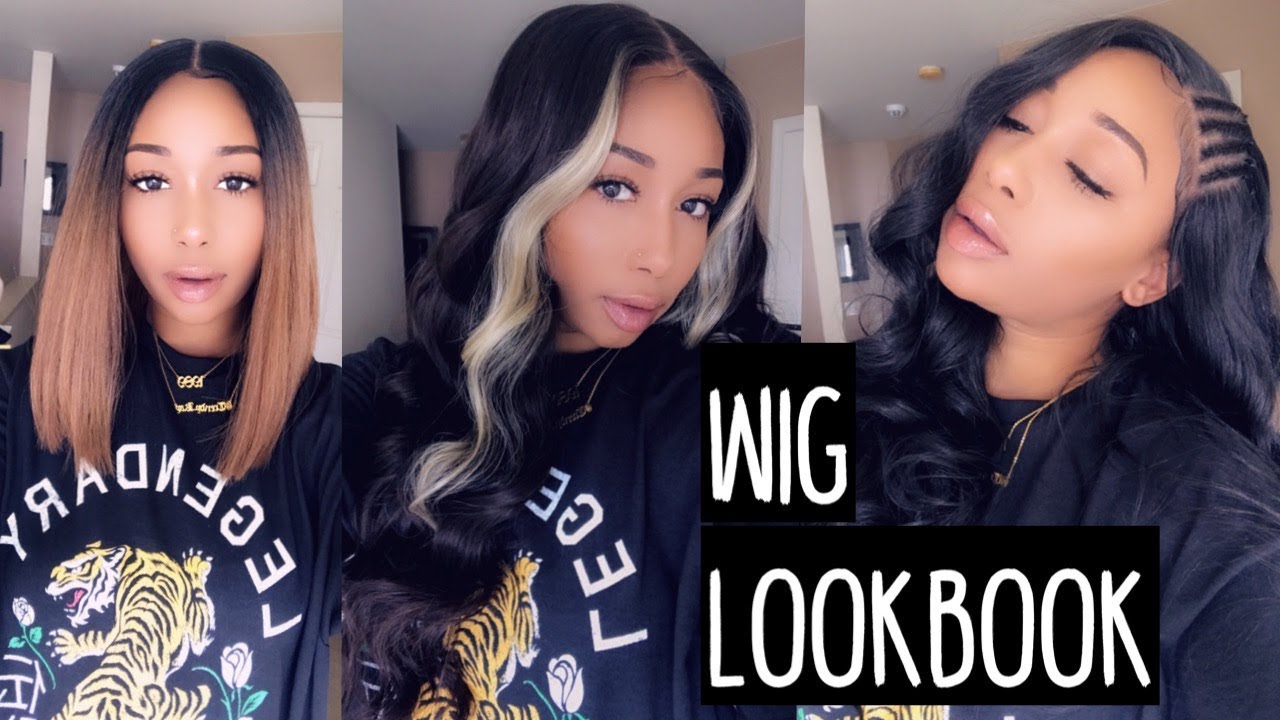 Synthetic Wig Lookbook| Ft. Glamourtress