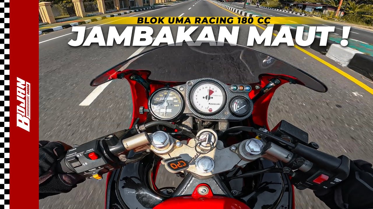 JAMBAKAN MAUT NINJA RR 180CC ‼️ BLOK UMA RACING 65MM FEAT KARBU PWK 36 V3 | PNP NINJA SS RR R 2TAK