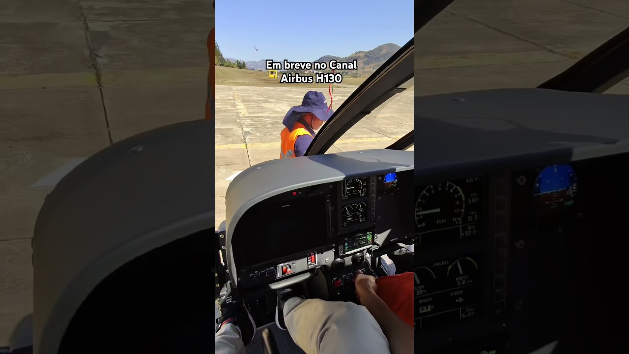 Acionamento Airbus H130! #helicóptero
