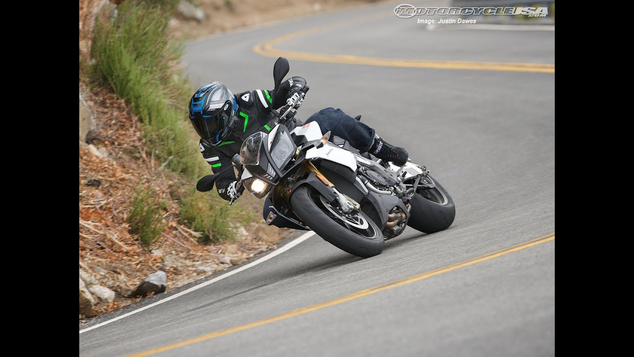 2014 Aprilia Tuono V4R - 4cyl Streetfighter Shootout Part 4 - MotoUSA