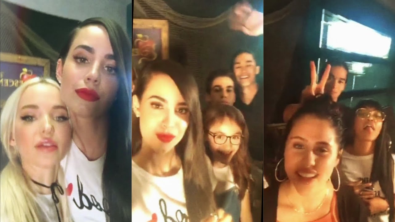 Descendants 2 Cast ft. Sofia Carson , Dove Cameron..... | Instagram Live Stream